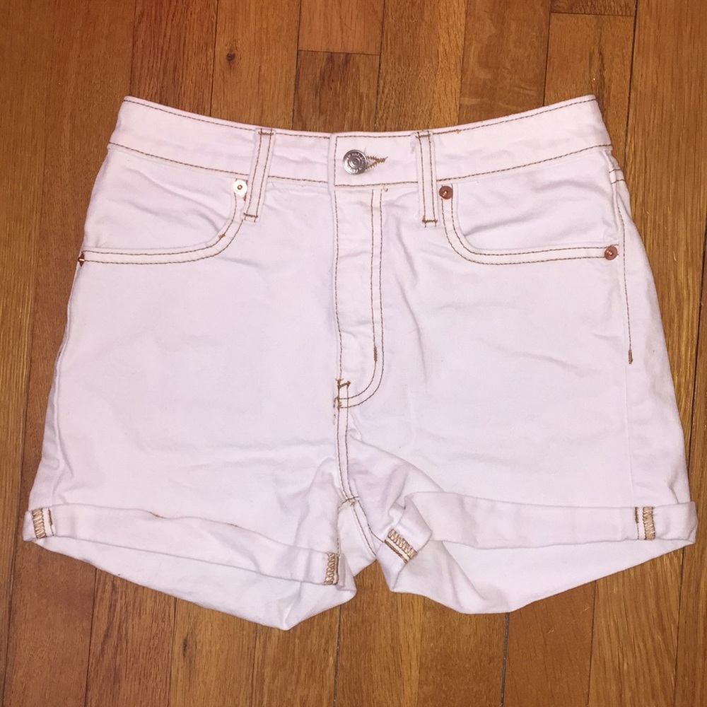 Women’s white shorts